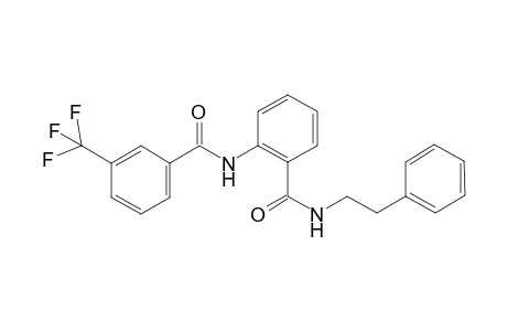 N-(2-phenylethyl)-2-{[3-(trifluoromethyl)benzoyl]amino}benzamide