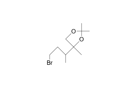 4R-(3-Bromo-1S-methyl-propyl)-2,4,4-trimethyl-1,3-dioxolane