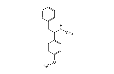 1-(p-methoxyphenyl)-N-methyl-2-phenylethylamine