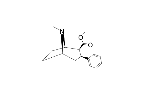 (1R)-3-BETA-PHENYL-8-METHYL-8-AZABICYClO-[3.2.1]-OCTANE-2-BETA-CARBOXYLIC-ACID-METHYLESTER