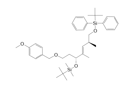 (3S,4E,6S)-3-(TERT.-BUTYLDIMETHYLSILYLOXY)-7-(TERT.-BUTYL-DIPHENYLSILYLOXY)-4,6-DIMETHYLHEPT-4-EN-1-YL-PARA-METHOXY-BENZYLETHER