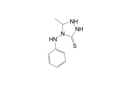 5-Methyl-4-phenylamino-[1,2,4]triazolidine-3-thione