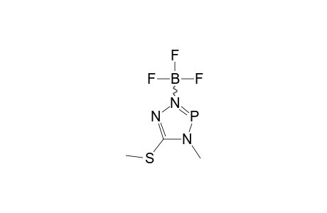 2-TRIFLUOROBORATE-4-METHYL-5-METHYLTHIO-1,2,4,3-TRIAZAPHOSPHOLE;BF3