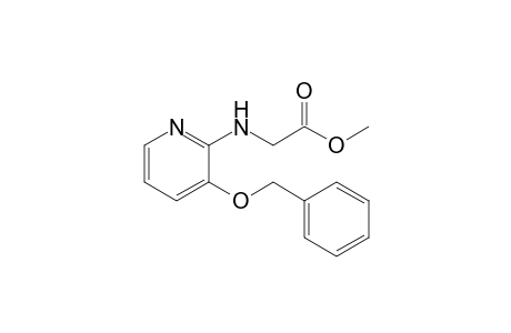 Methyl N-(3-benzyloxy-2-pyridyl).alpha.-glycinate