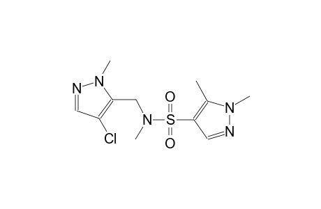 1H-pyrazole-4-sulfonamide, N-[(4-chloro-1-methyl-1H-pyrazol-5-yl)methyl]-N,1,5-trimethyl-