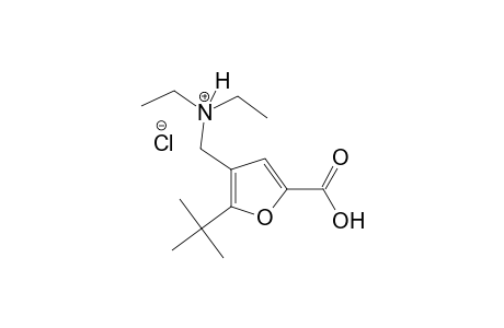 3-furanmethanaminium, 5-carboxy-2-(1,1-dimethylethyl)-N,N-diethyl-, chloride