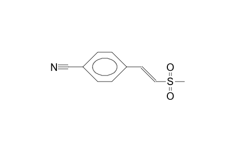 trans-p-[2-(METHYLSULFONYL)VINYL]BENZONITRILE