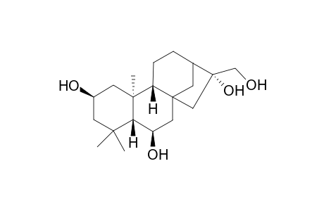 2.beta.,6.beta.,16.alpha.,17-Tetrahydroxy-(ent)-kaurane