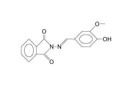 N-[(4-hydroxy-3-methoxybenzylidene)amino]phthalimide