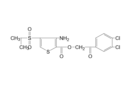 3-amino-4-(isopropylsulfonyl)-2-thiophenecarboxylic acid, 3,4-dichlorophenacyl ester