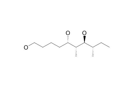 6-(R),8-(S)-DIMETHYL-5-(S),7-(S)-DIHYDROXY-DECANOL