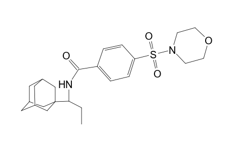 N-[1-(1-adamantyl)propyl]-4-(4-morpholinylsulfonyl)benzamide