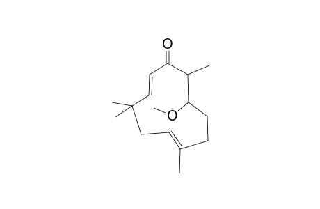 (2E,9E)-6-METHOXY-2,9-HUMURADIEN-8-ONE;DOMINANT-ISOMER