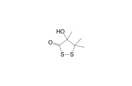 4-Hydroxy-4,5,5-trimethyl-1,2-dithiolan-3-one