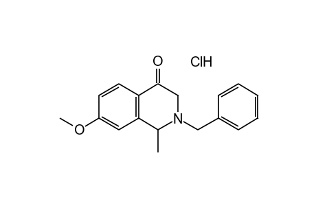 2-benzyl-2,3-dihydro-7-methoxy-1-methyl-4(1H)-isoquinolone, hydrochloride