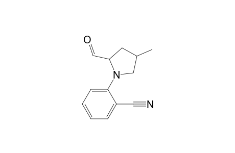 N-(2-CYANOPHENYL)-4-METHYLPYRROLIDINE-2-CARBALDEHYDE;MAJOR