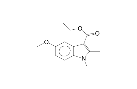 1H-Indole-3-carboxylic acid, 5-methoxy-1,2-dimethyl-, ethyl ester