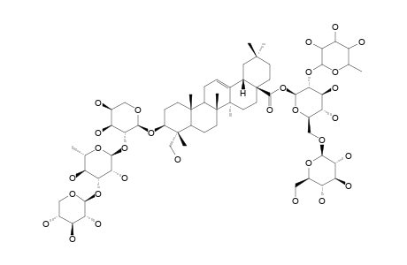 3-O-BETA-D-XYLOPYRANOSYL-ASTRANTIASAPONIN-VII;3-O-[BETA-D-XYLOPYRANOSYL-(1->3)-ALPHA-L-RHAMNOPYRANOSYL-(1->2)-ALPHA-L-ARABINOPYRANOSYL]-3-BETA,23-D