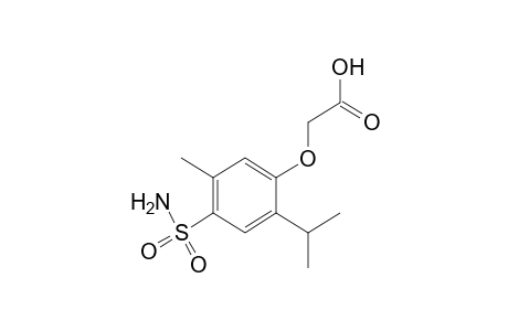 [(6-sulfamoylthymyl)oxy]acetic acid