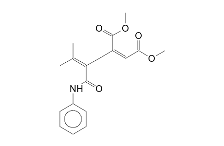 Dimethyl (2Z)-2-[2-(anilinocarbonyl)-3-methyl-2-butenyl]-2-butenedioate