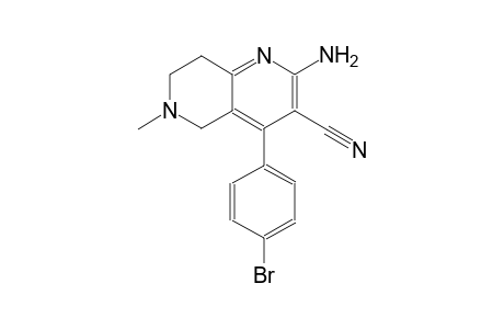 2-Amino-4-(4-bromo-phenyl)-6-methyl-5,6,7,8-tetrahydro-[1,6]naphthyridine-3-carbonitrile