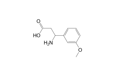 3-Amino-3-(3-methoxyphenyl)propanoic acid