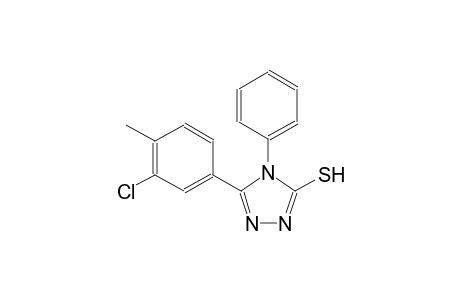 3-(3-Chloranyl-4-methyl-phenyl)-4-phenyl-1H-1,2,4-triazole-5-thione