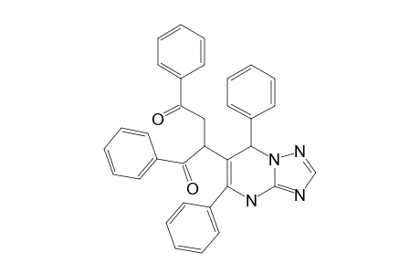 2-(4,7-DIHYDRO-5,7-DIPHENYL-1,2,4-TRIAZOLO-[1,5-A]-PYRIMIDIN-6-YL)-1,4-DIPHENYL-1,4-BUTANEDIONE