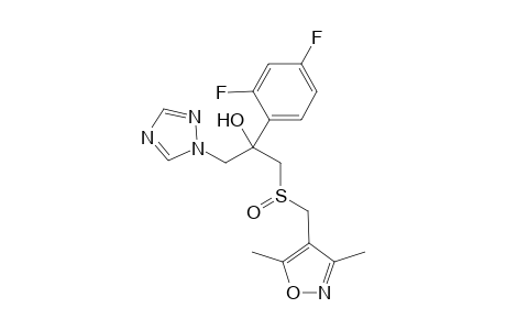 2-(2,4-difluorophenyl)-1-[(3,5-dimethyl-1,2-oxazol-4-yl)methylsulfinyl]-3-(1,2,4-triazol-1-yl)propan-2-ol