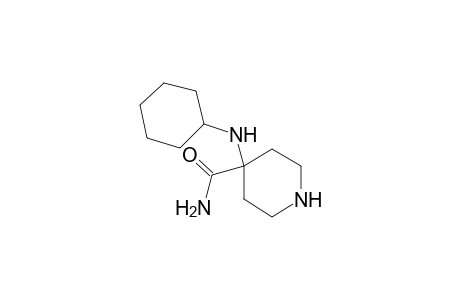 4-(cyclohexylamino)isonipecotamide