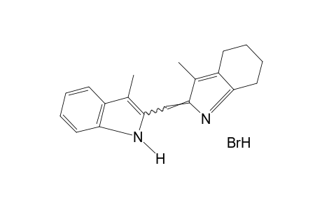 3-METHYL-2-[(3-METHYL-4,5,6,7-TETRAHYDRO-2H-INDOL-2-YLIDENE)METHYL]INDOLE, MONOHYDROBROMIDE