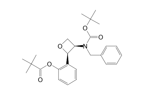 (2-R/S,3-R/S)-(1,1-DIMETHYLETHYL)-N-[2-[2-(1,1-DIMETHYLETHYLCARBONYLOXY)-PHENYL]-OXETAN-3-YL]-N-PHENYLMETHYLCARBAMATE