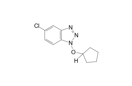 5-chloro-1-(cyclopentyloxy)-1H-benzotriazole