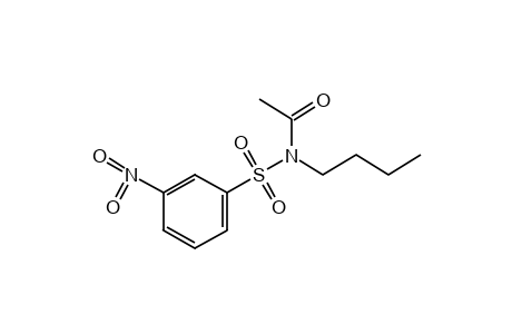 N-butyl-N-[(m-nitrophenyl)sulfonyl]acetamide