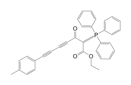 ETHYL-7-(4-METHYLPHENYL)-3-OXO-2-TRIPHENYLPHOSPHORANYLIDENE-PENT-4-YNOATE