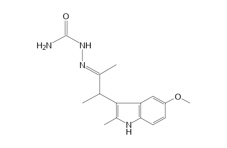 3-(5-METHOXY-2-METHYLINDOL-3-YL)-2-BUTANONE, SEMICARBAZONE