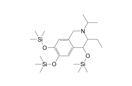 N,2(6)-Methylene-isoetharine, O,O',O''-tris-TMS 2.isomer