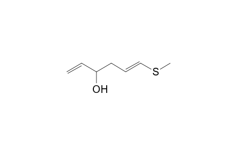 6-(Methylthio)hexa-1,5-dien-3-ol