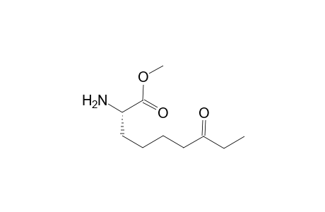 (S)-2-Amino-7-oxononanic acid methyl ester