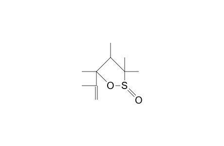 5-Isopropenyl-3,3,4,5-tetramethyl-1,2-oxathiolane 2-oxide