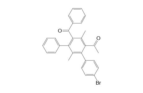 3-acetyl-4-(p-bromophenyl)-2,5-dimethyl-6-phenylbenzophenone