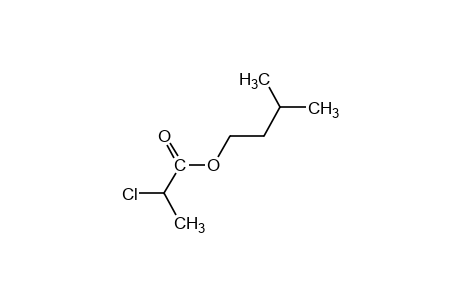 2-chloropropionic acid, isopentyl ester