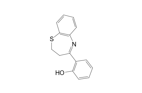 o-(2,3-dihydro-1,5-benzothiazepin-4-yl)phenol