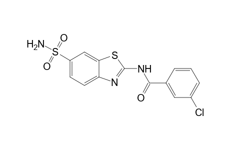 N-[6-(Aminosulfonyl)-1,3-benzothiazol-2-yl]-3-chlorobenzamide