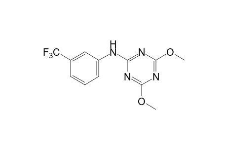 2,4-dimethoxy-6-(a,a,a-trifluoro-m-toluidide)-s-triazine