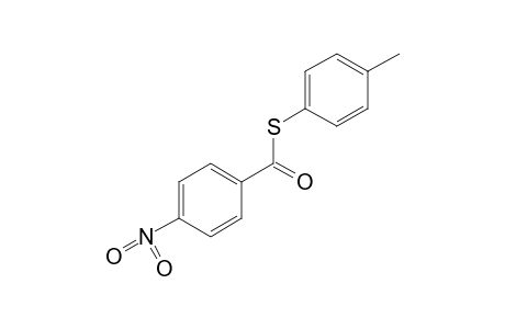 p-nitrothiobenzoic acid, S-p-tolyl ester