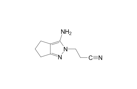 3-amino-2,4,5,6-tetrahydro-2-cyclopentapyrazolepropionitrile