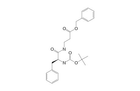 BENZYL-(2S)-N-(TERT.-BUTOXYCARBONYL)-PHENYLALANYL-BETA-ALANINATE-ESTER