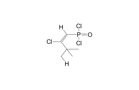 E-2-CHLORO-2-TERT-BUTYLVINYLDICHLOROPHOSPHONATE