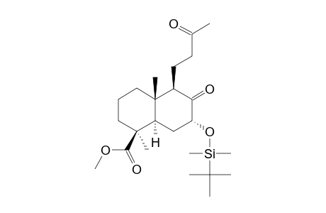 METHYL_7-ALPHA-TERT.-BUTYLDIMETHYLSILYLOXY-8,13-DIOXO-14,15,17-TRINORLABDAN-19-OATE